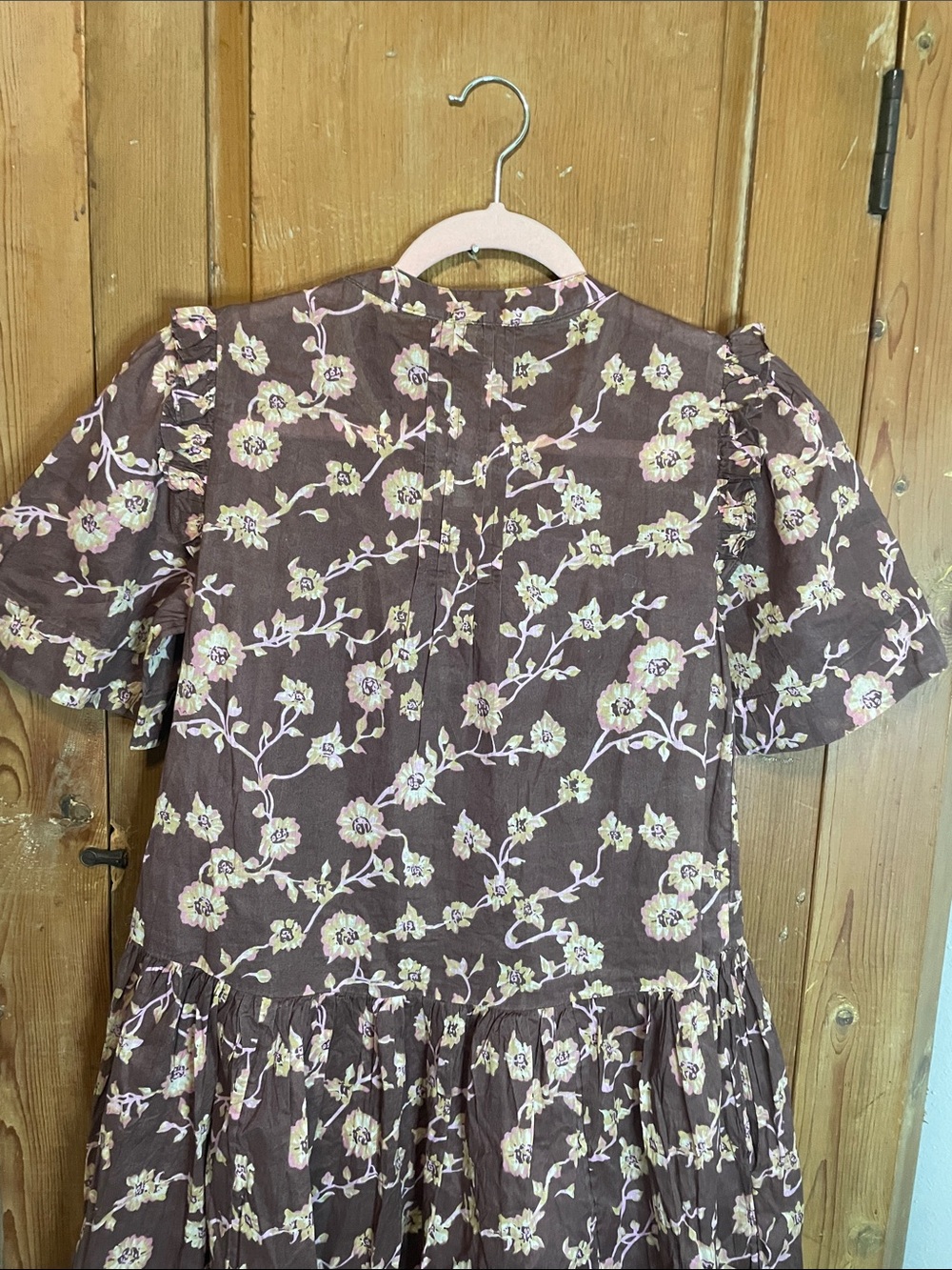 Free People Bella Mae brown floral midi dress NWT - Picture 10 of 12